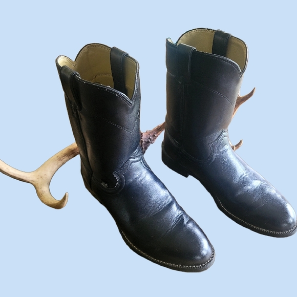 Justin Boots Men's Black Cowboy Boots